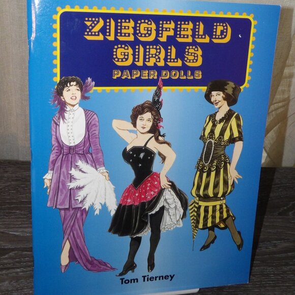 Share Ziegfeld Girls Tom Tierney Paper Dolls - Uncut - Picture 1 of 4